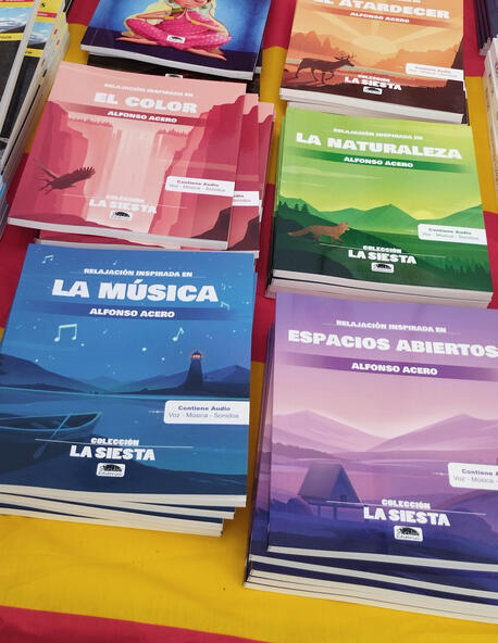 Books of the Monzón Fair 2024, "LA SIESTA" collection.