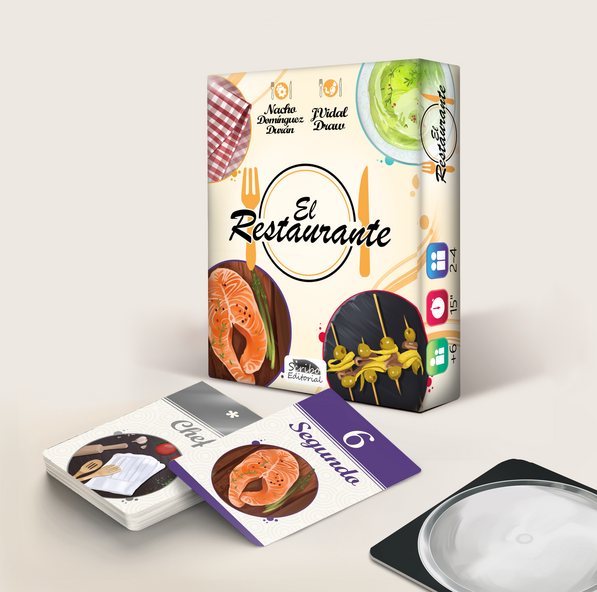 &quot;El Restaurante&quot; is a frenetic and fast card game based on serve tables in the correct order.