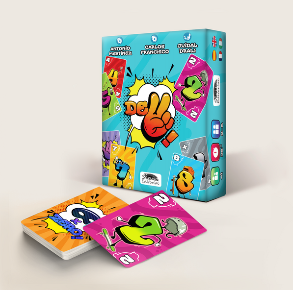 &quot;De2&quot; a card game of mental agility and maths perfect for all the ages.
