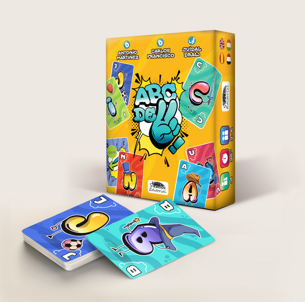 &quot;ABCDe2&quot; a card game of build words perfect for all the ages.